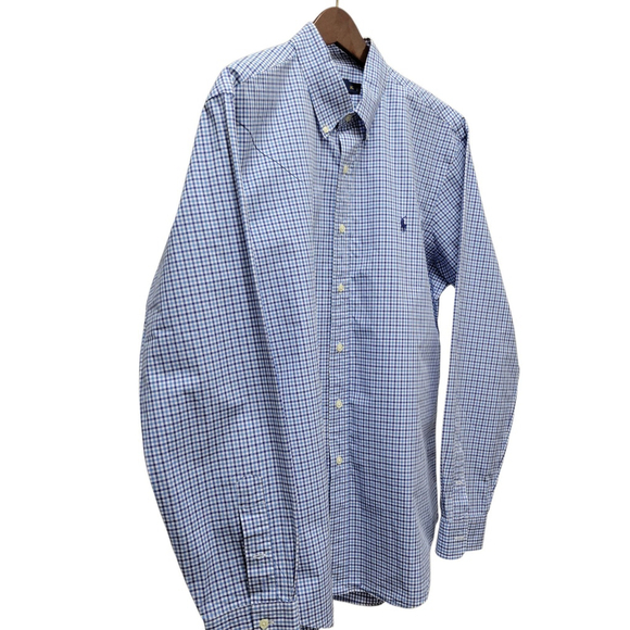 Ralph Lauren Men's Long-Sleeves Checkered Button Down Shirt Size XL Excellent... - Picture 4 of 5